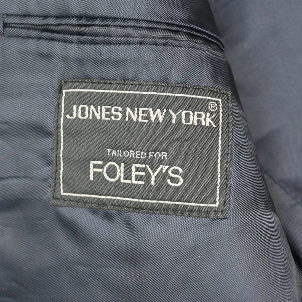 Vtg USA Made Double Breasted 42S 36x30 Navy Blue Wool Mens Jacket Pants Suit